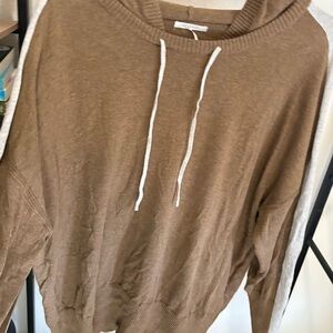 Brown Hooded Women's Sweater